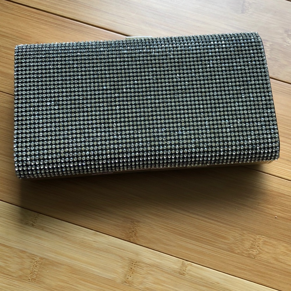Black and Rhinestone Clutch - Picture 4 of 6